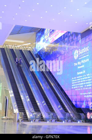 Suntec City Convention and Exhibition Centre di Singapore. Foto Stock