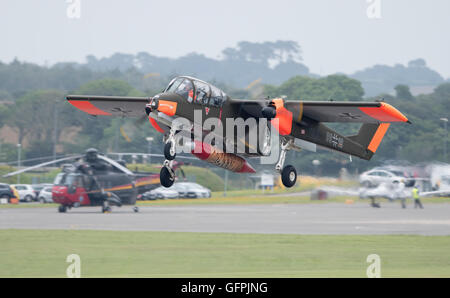 OV-10B Bronco ha preso parte in RNA Culdrose giorno dell'aria/evento di anteprima nel 2016 Foto Stock