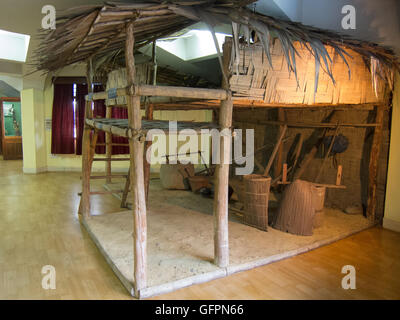 Museo Antropologico a Port Blair (Andaman, India) Foto Stock