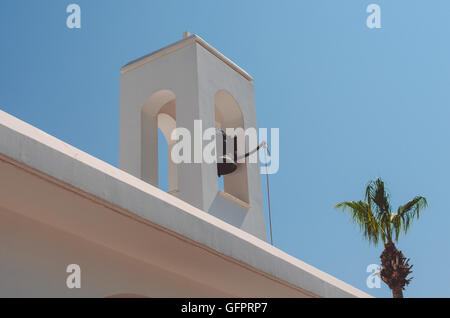 Chiesa greca nel porto di Ayia Napa Foto Stock