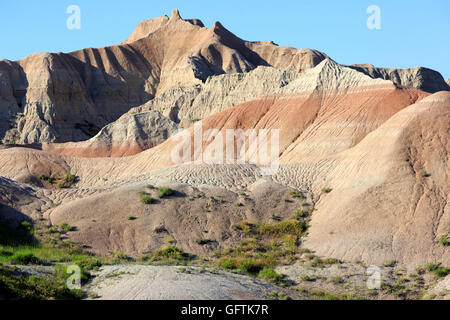 Parco nazionale Badlands; Dakota del Sud Foto Stock