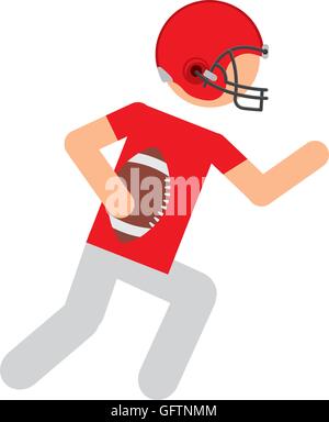 Player american football icona Illustrazione Vettoriale