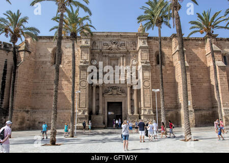 Cattedrale di incarnazione di Almeria, Andalusia, Spagna Foto Stock