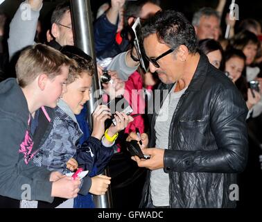 Bruce Springsteen UK screening di 'la promessa: la realizzazione delle tenebre sul bordo della città' - al BFI Southbank di Londra - Inghilterra Foto Stock