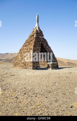 La Madonna delle Nevi, Virgen de las Nieves, statua, estate, Sierra Nevada, Andalusia, Spagna. Foto Stock