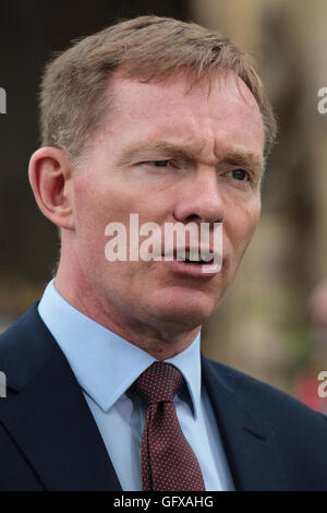 Londra - Giu 27, 2016: Chris Bryant visto al College Green, Westminster su giu 27, 2016 a Londra Foto Stock