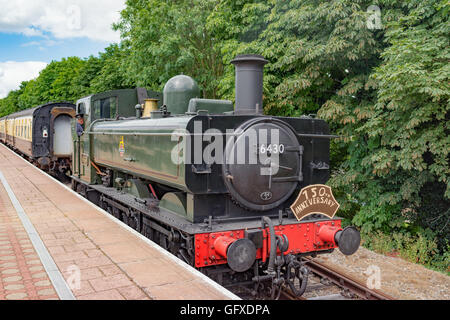 GWR Classe 6430 sul Cholsey & Wallingford Railway Foto Stock