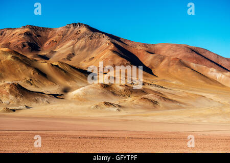 Deserto di Atacama nel Jama passando, confine tra Cile e Argentina all'estremità nord di entrambi i paesi Foto Stock