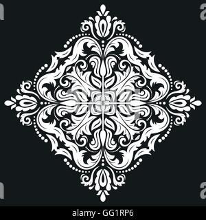 Elegante ornamento vettore nello stile di Barogue Illustrazione Vettoriale