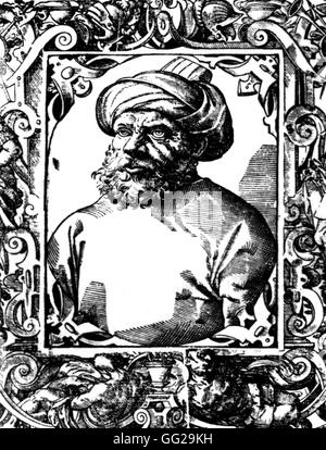 Turco Hayreddin pirata Barbarossa, che ha fondato lo stato di Algeri nel XVI secolo Foto Stock