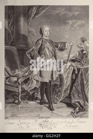 Louis XV, (1710-1774), Re di Francia e Navarra Foto Stock