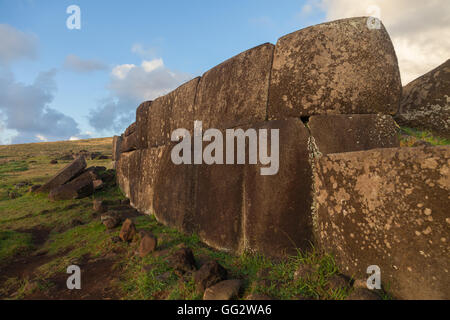 Ahu Vinapu Foto Stock