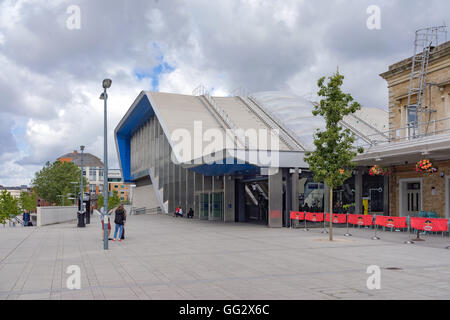 La nuova stazione di lettura su Great Western mainline in berkshire Foto Stock