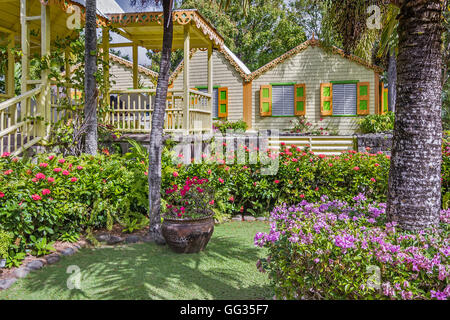 Romney Manor gardens Saint Kitts West Indies Foto Stock