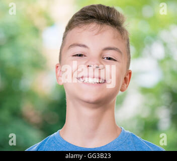 Ritratto di teen boy Foto Stock