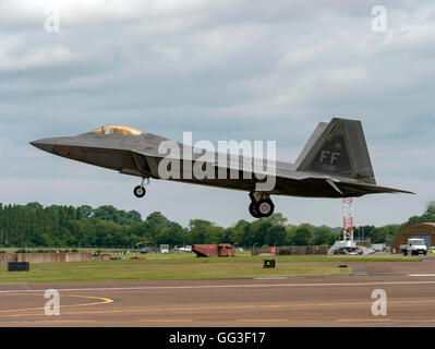 Lockheed Martin F Raptor, USAF, FF AF 09181 presso il Royal International Air Tattoo Foto Stock