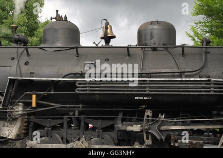 American locomotive a vapore Foto Stock