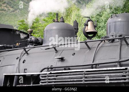 American locomotive a vapore Foto Stock