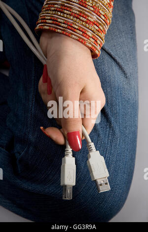 Una donna Foto Stock