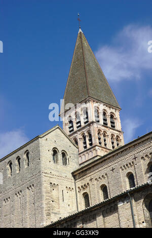 Tournus, chiesa di Saint Philibert. Saône-et-Loire, Francia Foto Stock