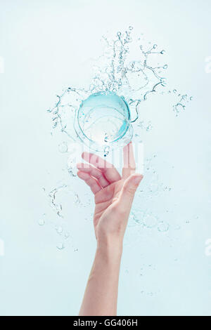 Il controllo di acqua pura Foto Stock