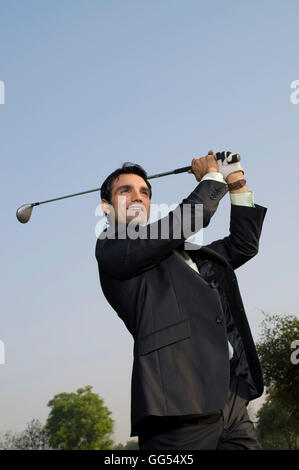 Uomo Golf Foto Stock