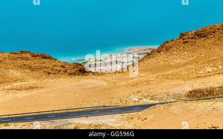 Judaean deserto vicino al Mar Morto - Israele Foto Stock