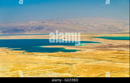 Judaean deserto vicino al Mar Morto - Israele Foto Stock