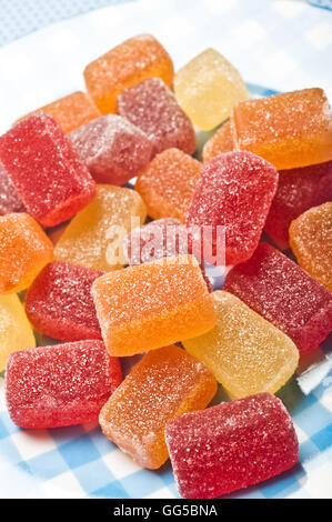 Grappolo di gelatina colorata caramelle Foto Stock