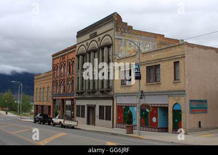 Scena di strada in Butte, Montana, USA Foto Stock