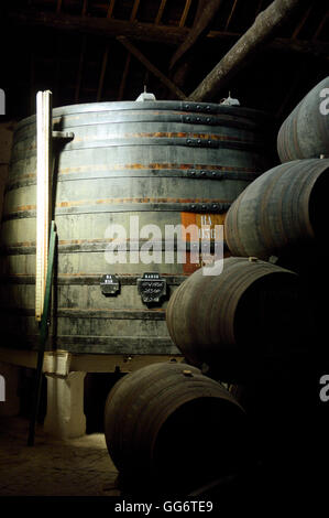 La casa di cantine Sandeman, Oporto, Porto. Portogallo Foto Stock