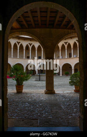 Castell de Bellver (Castello Bellver), Palma di Maiorca, SPAGNA Foto Stock