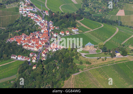 Stoccarda, Germania - Marzo18, 2016: Vista di Stoccarda, Untertuerkheim e la Mercedes Benz fabbrica. Foto Stock