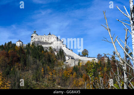 Werfen: il castello di Hohenwerfen, Austria Salzburg Pongau Foto Stock