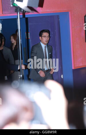 Seul in Corea. 03 Ago, 2016. Jung woo Ha e Oh Dal soo frequentare la pressa premiere del tunnel in Seoul, Corea sulla 03th agosto, 2016.(Cina e Corea diritti) © TopPhoto/Alamy Live News Foto Stock