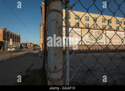 Downtown Ranger, Texas Foto Stock