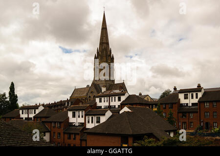 St Michaels Mount Dinham chiesa in Exeter Devon, Regno Unito Foto Stock