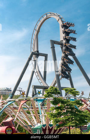 Sopra la parte superiore - Rollercoaster style Foto Stock