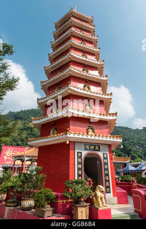 Diecimila Buddha pagoda Foto Stock