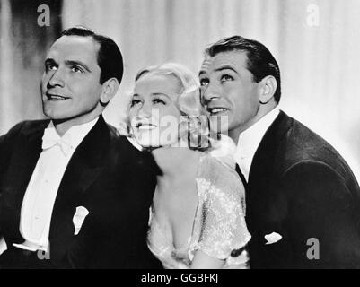 Serenata ZU DRITT / Design per vivere USA 1933 / Ernst Lubitsch Tom (FREDERIC marzo), Gilda (MIRIAM HOPKINS) e George (Gary Cooper) Regie: Ernst Lubitsch aka. Design da vivere Foto Stock