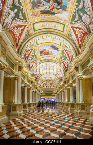 Il veneziano, Las Vegas - 13 Gennaio 2016: Il Veneto ha aperto nel 1999. Foto Stock