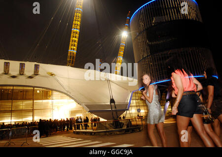 Importa un nightclub al 02 O2 Arena di Greenwich, Londra. Una nuova e unica rottura di massa pavimento tre capacità 2.600 brani musicali Foto Stock