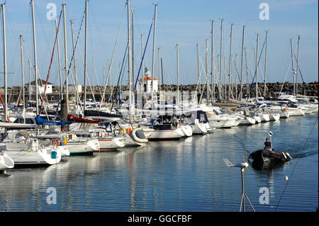 Port-Bourgenay Harbour, Talmont-Saint-Hilaire, Vendee, Pays de Loire, Francia Foto Stock