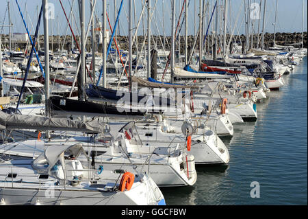 Port-Bourgenay Harbour, Talmont-Saint-Hilaire, Vendee, Pays de Loire, Francia Foto Stock