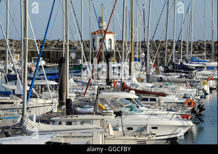 Port-Bourgenay Harbour, Talmont-Saint-Hilaire, Vendee, Pays de Loire, Francia Foto Stock