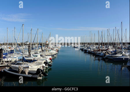 Port-Bourgenay Harbour, Talmont-Saint-Hilaire, Vendee, Pays de Loire, Francia Foto Stock