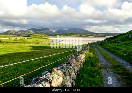 Baile-na-Cille sull'isola di Lewis, Ebridi Esterne, Scozia Foto Stock