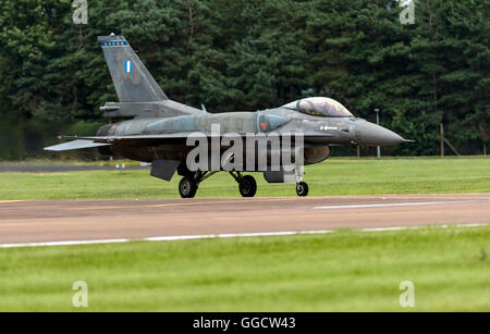 F-16C Fighting Falcon Hellanic Air Force presso il Royal International Air Tattoo 2016 Foto Stock