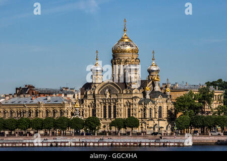 Cattedrale dell'Assunzione della Beata Vergine Maria, San Pietroburgo, Russia Foto Stock