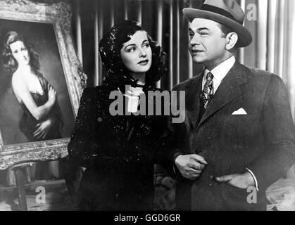 GEFÄHRLICHE BEGEGNUNG / La donna nella finestra USA 1944 / Fritz Lang Psycho-Thriller mit Joan Bennett (Alice Reed) und Edward G. Robinson (Professor Wanley) Regie: Fritz Lang aka. La donna nella finestra Foto Stock